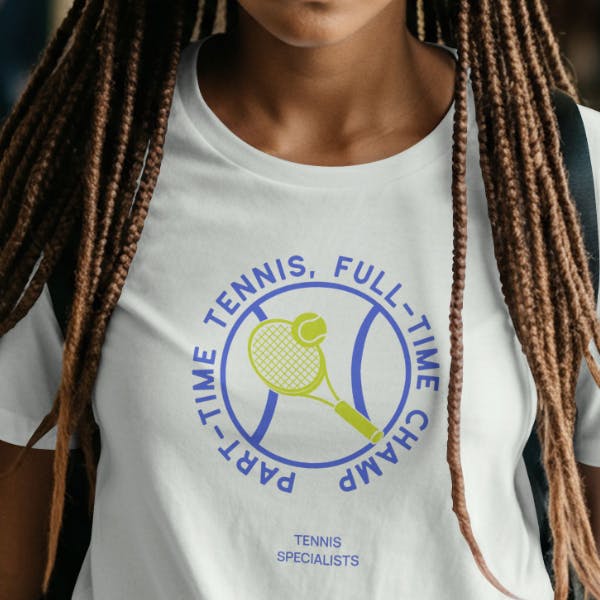 Tennis Club Athleisure Wear Design Template - Thumbnail